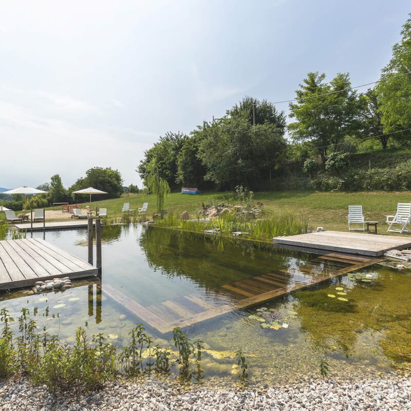 Bio-Pool im Casa Viva am Gardasee